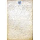 MANUSCRITO. D. LUIZ. 7 CARTAS DE VENDA DE PROPRIEDADES E PREDIOS EM LISBOA E SINTRA. 