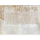 MANUSCRITO. BULA DEL PAPA CLEMENTE X. Roma, 1672. 