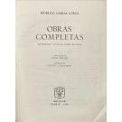 GARCIA LORCA, Federico. - OBRAS COMPLETAS. Recopilacion y notas de Arturo del Hoyo. Prologo de Jorge Guillen. Epilogo de Vicente Alexandre. 