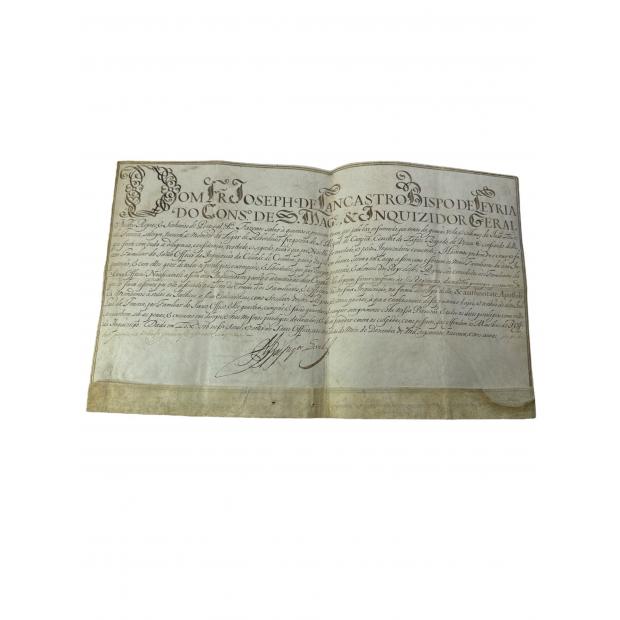 MANUSCRITO. Inquisição. 1693.