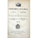 SOUSA, Joaquim Sabino Eleuterio de. - O MATADOURO MUNICIPAL DE LISBOA. 