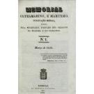 MEMORIAL ULTRAMARINO, E MARITIMO. Publicação mensal. Nº 1. 