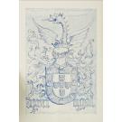 RIBEIRO, J. A. Corrêa Leite. - TRATADO DE ARMARIA. (Technica e regras do Brasão d'Armas). Ornado de numerosas gravuras. Precedido de apreciações dos escriptores Visconde Julio de Castilho e Dr. Sousa Viterbo. 
