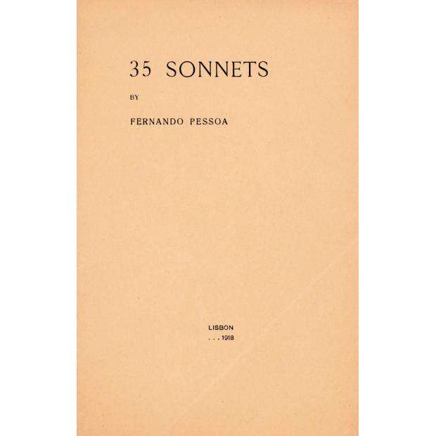 PESSOA, Fernando. - 35 SONNETS. 