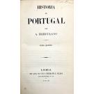 HERCULANO, Alexandre. - HISTÓRIA DE PORTUGAL. Tomo I (ao IV). 