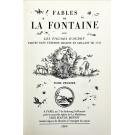 LA FONTAINE. - FABLES DE… avec Les Figures d'Oudry parues dans l'édition Desaint et Saillant de 1755.