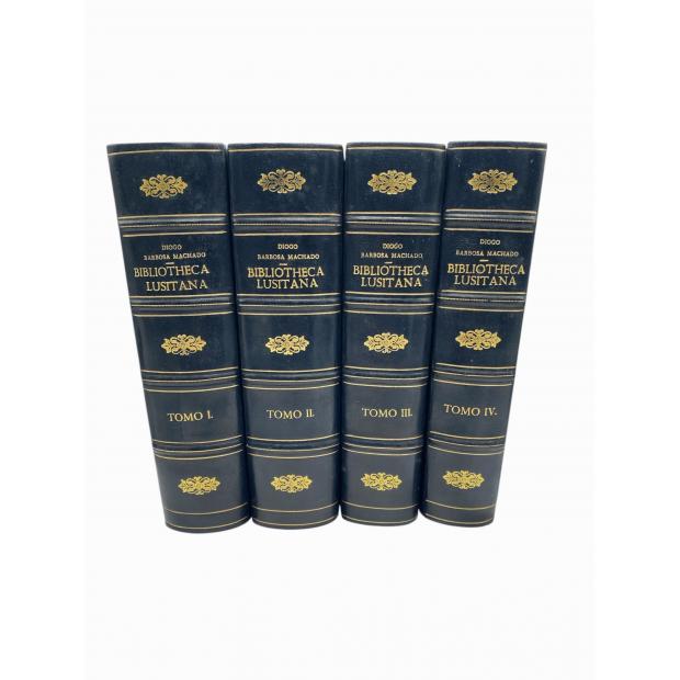 MACHADO, Diogo Barbosa. - BIBLIOTHECA LUSITANA. Tomo I (ao IV).