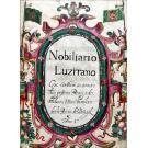 MANUSCRITO - NOBILIARIO LUZITANO, que conthem as armas das pessoas Reais e dos Titulares, e mais Familias deste Reino de Portugal. Tomo 1º. Séc. XVII. 