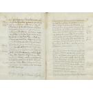 MANUSCRITO - COLONA, D. Tivisco de Nasão Zarco y. - PERICOPE GENEALOGICA Y LINEA REAL SEPARADA AQUI DE LAS MUCHAS OTRAS, QUE LA ACONPANAM EM LAS CASAS A QUIEN TOCA. En Napoles. Por Novelo de Bonis. (Séc. XVIII).