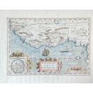 MAPA - Onduis. Gvineae Nova Descriptio. 1606.