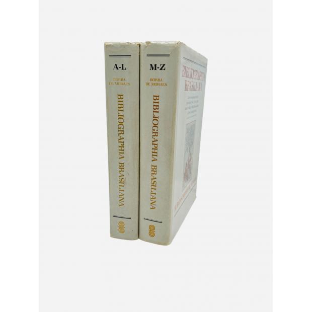MORAES, Rubens Borba de. - BIBLIOGRAPHIA BRASILIANA. Rare books about Brazil published from 1504 to 1900 and works by Brazilian authors of the Colonial period. Revised and enlarged edition. Vol. I (e II).