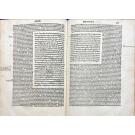 INCUNABULO. CICERO. - TVLIVS DE ORATORE // CVM COMMENTO. // ET ALIA OPERA. No final: Vniuersio operis an Anthonio koberger impraessi Anno a Natiuitate domini // Milesimo quadringentessimo nonagesimo septimo finis. Die.xxvi. 