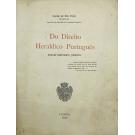 SÃO PAYO, Conde. – DO DIREITO HERALDICO PORTUGUÊS. Ensaio histórico jurídico. 