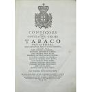 TABACO. Lote de 2 alvarás e 1 regulamentos. Século XIX. 