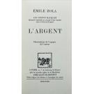 ZOLA, Emile. - L'ARGENT. 