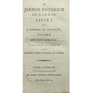 DARWIN. - O JARDIM BOTÂNICO DE DARWIN OU A ECONOMIA DA VEGETAÇÃO, POEMA COM NOTAS FILOSÓFICAS. 