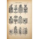 FERREIRA, G. L. Santos. - ARMORIAL PORTUGUÊS. I Parte - Descrição metódica dos brasões de armas das famílias nobres de Portugal. II Parte - Gravuras dos Escudos Descritos na I Parte. III Parte - Vocabulário heráldico.