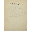 MONTEIRO, Adolfo Casais. - CONFUSÃO. Poemas. 