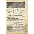 ROMA, Francisco Morato. - LUZ DA MEDICINA, PRATICA RACIONAL, E METHODICA, GUIA DE INFERMEIROS, DIRECTORIO DE PRINCIPIANTES. AVTOR O DOVTOR FRANCISCO MORATO Roma. Medico, Medico da Camara de S. Magestade, & do S. Officio da Inquisiçaõ, Cavaleiro professo da Ordem de Christo.