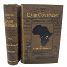 STANLEY, Henry M.- THROUGH THE DARK CONTINENT or the Sources of the Nile Around the Great Lakes of Equatorial Africa and Down the Livingstone River to the Atlantic Ocean. Vol. I (e II).