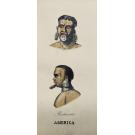 WAHLEN, Augusto. - COSTUMES USOS E TRAJOS DE TODO O MUNDO EM FACE DE DOCUMENTOS AUTHENTICOS E DAS MAIS RECENTES VIAGENS. Publicado por... Traduzidos do francez por Francisco Ludovino de Sousa Freitas Sampaio. I - Asia e II - Asia-India. III - Africa-América. IV - Europa. V - Oceânia.
