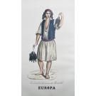WAHLEN, Augusto. - COSTUMES USOS E TRAJOS DE TODO O MUNDO EM FACE DE DOCUMENTOS AUTHENTICOS E DAS MAIS RECENTES VIAGENS. Publicado por... Traduzidos do francez por Francisco Ludovino de Sousa Freitas Sampaio. I - Asia e II - Asia-India. III - Africa-América. IV - Europa. V - Oceânia.