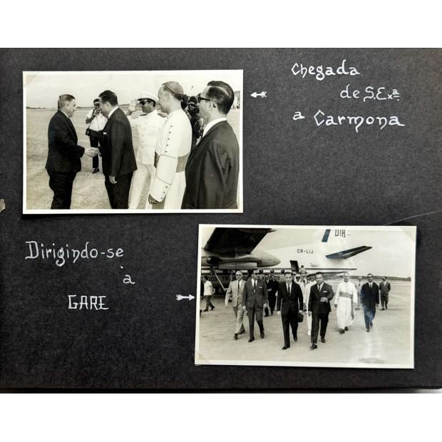 ANGOLA. Álbum da visita do Prof. Silva Cunha, Ministro do Ultramar, à Cidade de Carmona, Capital do Uíje. 1967.