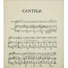 BOTTO, António. - CANTARES. Versos de... Mvsicas de Nicolau d'Albuaquerque Ferreira: Illvstrações do pintor Antonio Carneiro. 