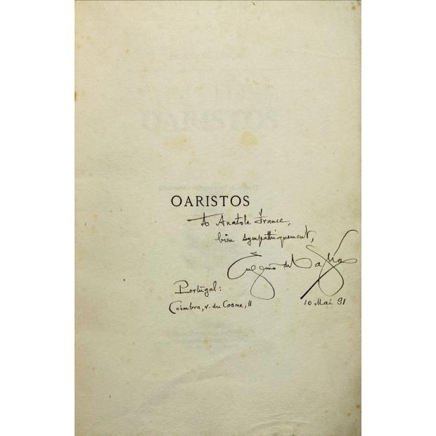 CASTRO, Eugénio de. - OARISTOS.
