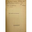 OLIVEIRA, Francisco Xavier d'Athaíde. - MONOGRAFIA DE ESTOMBAR. Concelho de Lagôa. 