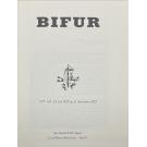 BIFUR. N° 1 Mai 1929 au N° 8 Juin 1931.