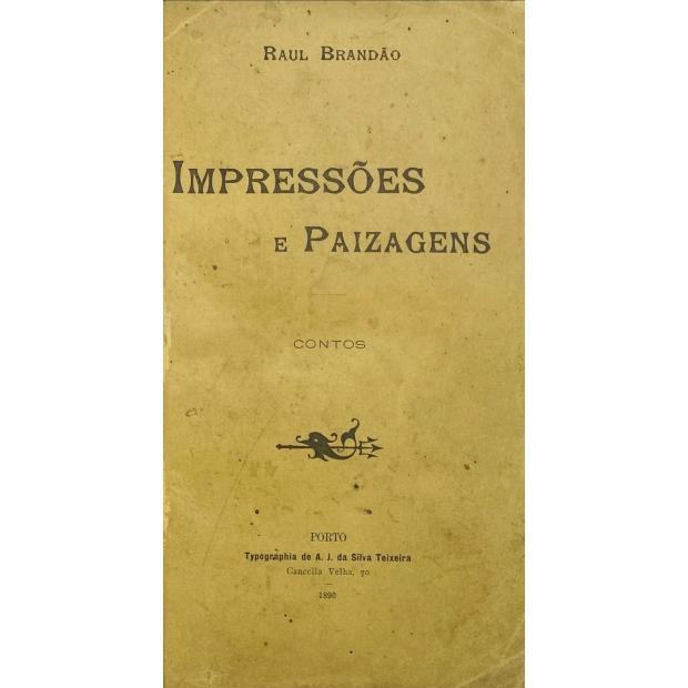 BRANDÃO, Raul. - IMPRESSÕES E PAIZAGENS. 