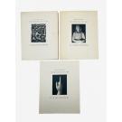 MALRAUX André. -  PSYCHOLOGIE DE L'ART: I. Le Musée Imaginaire 1947 - II. La Création Artistique 1948 - III. La Monnaie de l'Absolu 1950. 