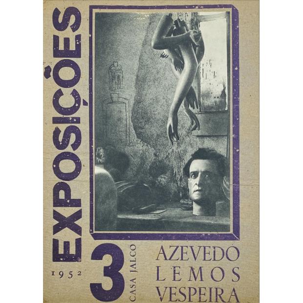 PRIMEIRAS EXPOSIÇÕES INDIVIDUAIS. Fernando de Azevedo. Fernando de Lemos. Vespeira. Óleo. Fotografia. Gouache. Desenho. Ocultação. Colagem. Linóleo.