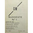 SW SUDOESTE.  Nº 1 (a 3). Cadernos de Almada Negreiros. Publicação Mensal. 