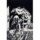 VASCONCELOS, Mário Cesariny de. - A CIDADE QUEIMADA. Poema de... Com um frontispício do autor e três desenhos hors-texte de Artur do Cruzeiro Seixas. 