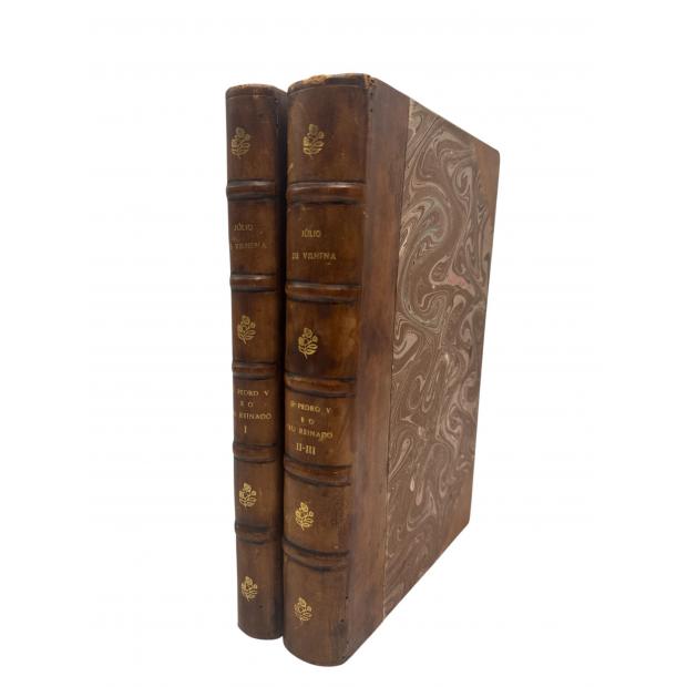 VILHENA, Júlio de. - D. PEDRO V E O SEU REINADO. Volume I (II e Suplemento).