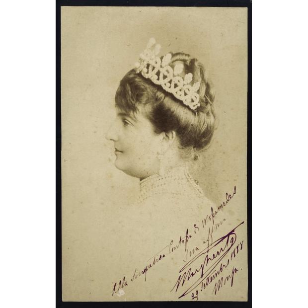 PRINCESA MARGARIDA DE ITALIA. Assinada.