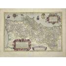 MAPA. PORTUGALLIAE QUE OLIM LUSITANIA, novissima et exactissima descriptio, Auctore Vernando Alvaro Secco et de integro emendata, anno 1600.