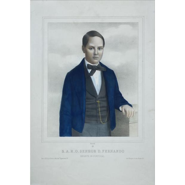 GRAVURA. S.M.F. O. SENHOR D. FERNANDO. Infante de Portugal.