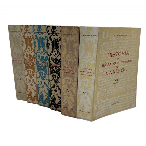 COSTA, M. Gonçalves da. - HISTÓRIA DO BISPADO E CIDADE DE LAMEGO. Volume I (ao VI). 