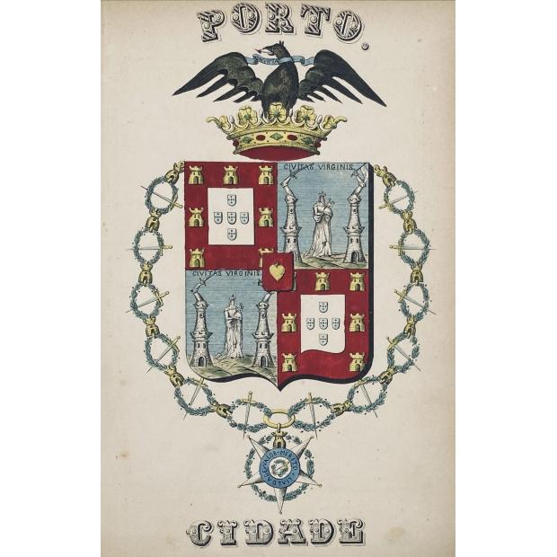 BRASÕES DAS CIDADES E VILAS DE PORTUGAL. Séc. XIX