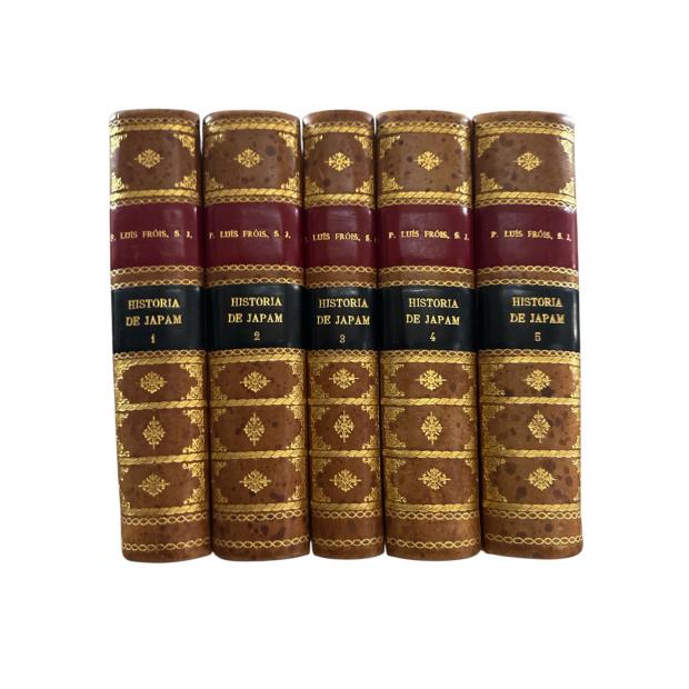 FRÓIS, P. Luis. - HISTORIA DE JAPAM. Edição anotada por José Wicki. I Volume (1549-1564) (ao V Volume -1588-1593). 