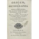 LEÃO, Duarte Nunes de. - ORIGEM E ORTHOGRAPHIA DA LINGUA PORTUGUEZA. 