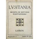 LUSITANIA. Revista de Estudos Portugueses. Directora: D. Carolina Michaëlis de Vasconcellos. Fasc. I (ao X).