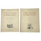 NÓBREGA, Artur Vaz-Osório. - PEDRAS DE ARMAS E ARMAS TUMULARES DO DISTRITO DE BRAGA. Volume I - tomo I Cidade e Concelho de Braga. Volume I - Tomo II Cidade de Braga.