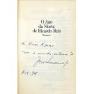 SARAMAGO, José. - O ANO DA MORTE DE RICARDO REIS.