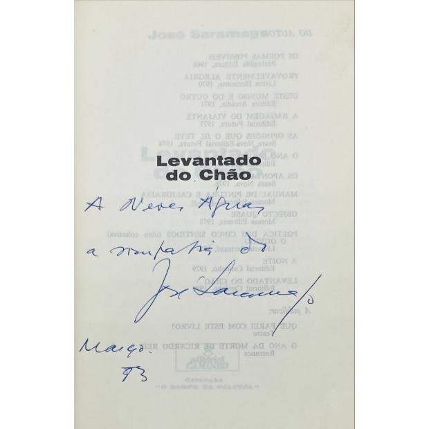 SARAMAGO, José. - LEVANTADO DO CHÃO.