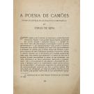 SENA, Jorge de. - A POESIA DE CAMÕES. Ensaio de revelação da dialética camoniana. 