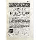 VASCONCELLOS, Felix Machado de Castro e. - MEMORIAL DEL MARQUES DE MONTE BELLO con dus notas historicas, y autenticas que contienen los origenes de las famílias, las Armas, los Solares, las Varonias, y los Arboles. Tomo I. 